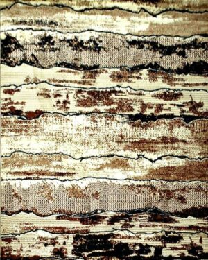 μοντέρνο αντιαλλεργικό χαλί antique-039-cream-brown