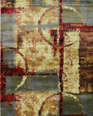 μοντέρνο αντιαλλεργικό χαλί antique-6021-cream-cherry