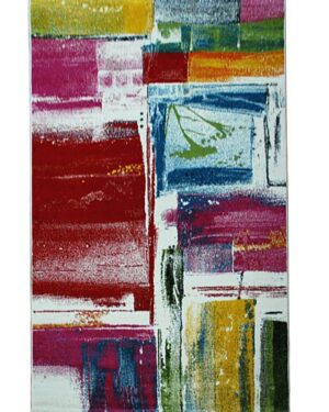 παιδικό χαλί bonita-196-white-red